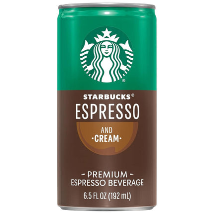 Starbucks Doubleshot, Espresso + Cream, 6.5 Ounce, 12 Pack
