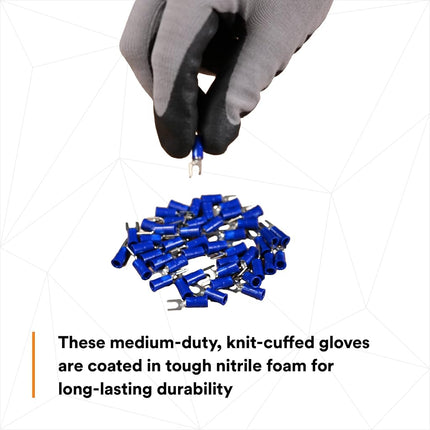 3M Comfort Grip Gloves - Cut Resistant CGXL-CR, Nitrile Coated, Size XL, 72 Pair/Case