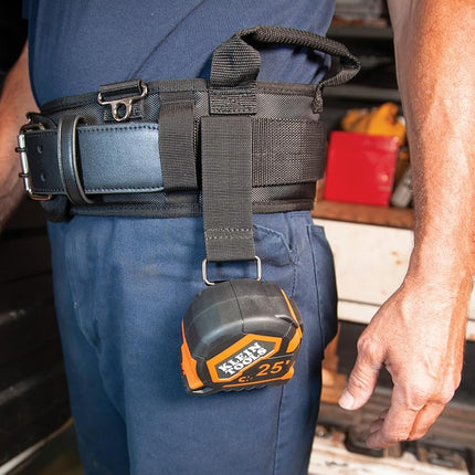Klein Tools 55918 Tool Belt, Electrician Tool Belt for use with Modular Pouches from Klein Tools Click Lock Modular System, Size M