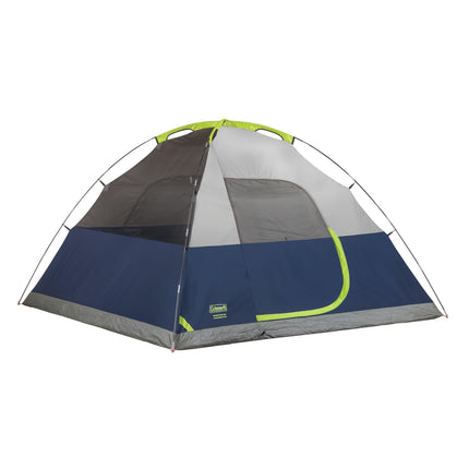 Coleman Sundome 6-Person Tent with Rainfly, Weatherproof Tent Sets Up in 10 Mins