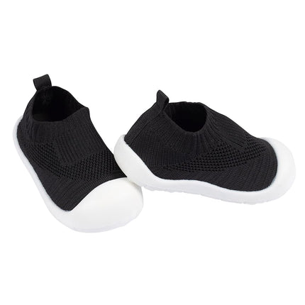 Gerber Kids' Zapatillas sin cordones elásticas de punto para bebé y niño pequeño, rosa, 6 Toddler