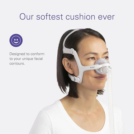 Resmed Airtouch N20 Cushion Medium - Ultrasoft Memory Foam Cushion for A Personalized Fit and Comfort, Alternative Cushion for N20 Masks
