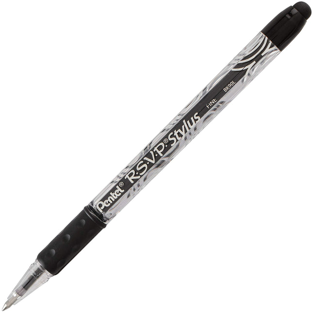 Pentel Stylus BC90L-A Ballpoint Pen Fine Line Blac