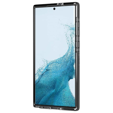 Tech21 Evo Check for Samsung Galaxy S22 Ultra – Protective Phone Case with 16ft Multi-Drop Protection Smokey Black