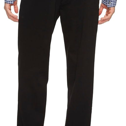 Dockers Men's Classic Fit Easy Khaki Pants Casual, Black (Stretch), 38W / 34L