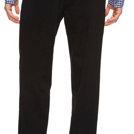 Dockers Men's Classic Fit Easy Khaki Pants Casual, Black, 32W / 30L