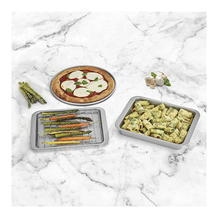 Cuisinart AMB-TOB4 Toaster Oven Baking Pan 4-Pc Set,Silver