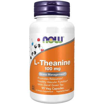 NOW L-theanine, 100 Mg, 90 Capsules