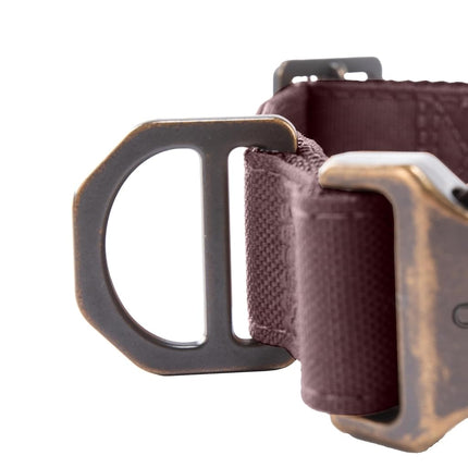 Carhartt Field Dog Collar, Fully Adjustable, Durable 600-Denier Fabric W/Reflective Wordmark for Visibility, Deep Wine, Medium