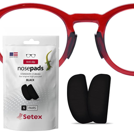 Setex Gecko Grip Anti-Slip Black Nose Pads for Eye