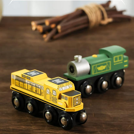 SainSmart Jr. Wooden Train Set Accessories, Magnetic 10pcs, Compatible 3+