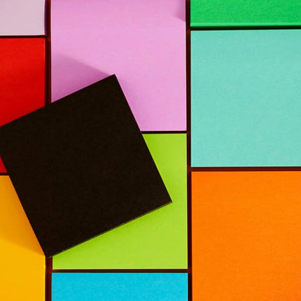 Post-it Super Sticky Notes, 2X Sticking Power, 3 in x 3 in, Mulberry, 5 Pads/Pack (654-5SSCG)