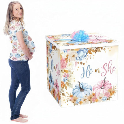 AmazingSpark 28in Giant Gender Reveal Gift Box Kit