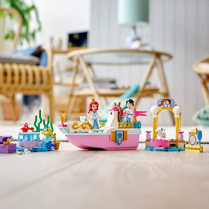 Lego Disney El Bote de Celebración de Ariel 43191; Kit de Construcción Creativo Que Es un Regalo Divertido para Niños, 2021 (114 Piezas)