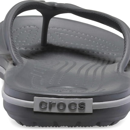 Crocs Unisex Crocband Flip Flip Flops, Slate Grey Smoke, 6 UK Men/ 7 UK Women