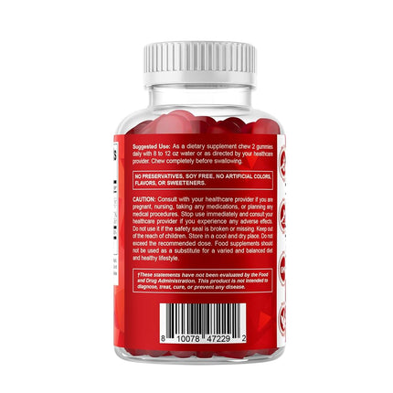 Vitamatic Extra Strength Vitamin B12 5000 mcg (Methyl B12) Gummies - 120 Count - Natural Cherry Flavored