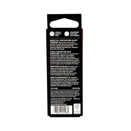 Tweezerman Magic All Around Mini Slant Tweezer - Eyebrow Tweezers for Women and Men