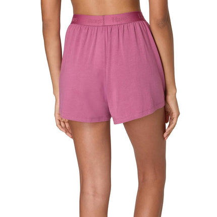 Hanes Women's Originals Sleep, 2-Pack, Comfywear Supersoft Lounge Shorts Pack, 3.25", Stargazer Grey/Mauve Mood, XS