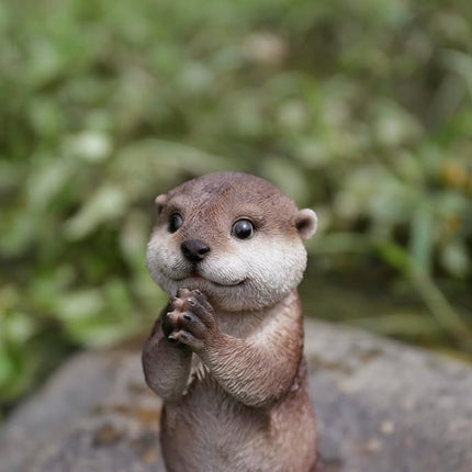 Hi-Line Gift Ltd. Otter Praying Statue