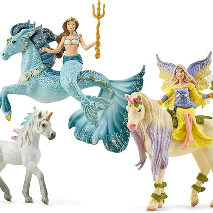 Schleich Bayala - 7Pc Bayala Unicorn Starter Playset - Kids Ages 5+ | 72178