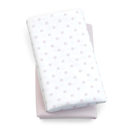 Chicco Lullaby Playard Sheets 2 Piece Set, Pink Do