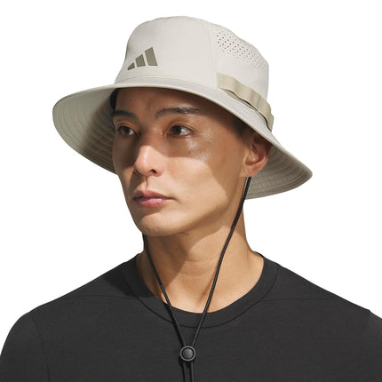 adidas Mens Victory Bucket Hat for Men – Athletic Sun Cap for Outdoors, Wonder Cargo Khaki/Clay Grey/5.0, S/M
