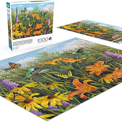 Buffalo Games - Hautman Brothers - in The Meadow - 1000 Piece Jigsaw Puzzle for Adults - Challenging Puzzle Perfect for Game Nights - Finished Size is 26.75 x 19.75