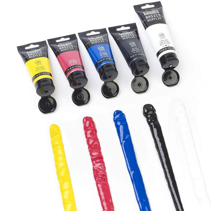 Liquitex Basics Acrylic Paint Tubes, 5-Piece Set