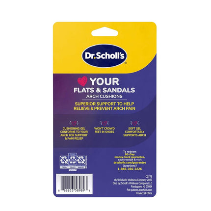 Dr. Scholl’s Stylish Step Hidden Arch Support for Flats, 3 Pairs