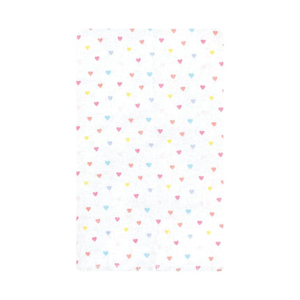 Hudson Baby Bavoirs en flanelle de coton pour bébé, motif licornes et arcs-en-ciel, lot de 10, taille unique