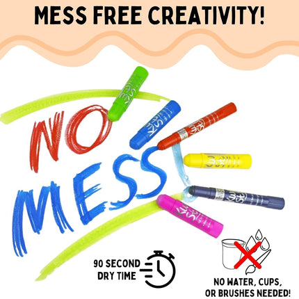 The Pencil Grip Kwik Stix Solid Tempera Paint, Super Quick Drying, 30 Colors (TPG-681)