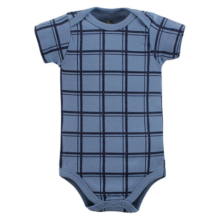 Hudson Baby Unisex Baby Cotton Bodysuits, Mommys Little Man Polo, 9-12 Months, Mommys Little Man Polo, 9-12 Months