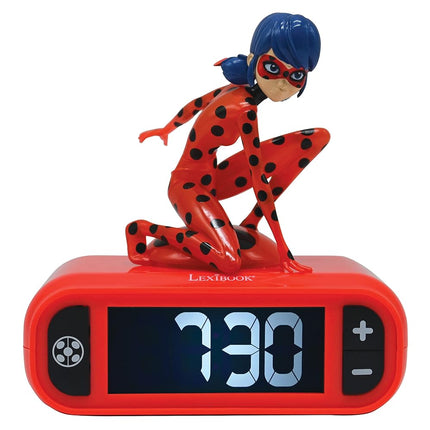 LEXIBOOK, Miraculous Nightlight Alarm Clock, RL800MI