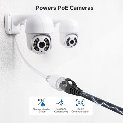 Cable Matters Cable Ethernet Cat 6 sin enganches de 10 Gbps - 3 m, cable Cat 6, cable Cat6, cable Ethernet, negro