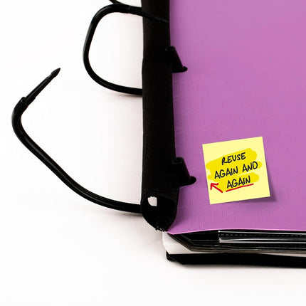 Cuaderno recargable Five Star Flex + aplicación de estudio, papel a rayas universitarias, anillas TechLock de 3,8 cm, bolsillos, separadores y pestañas, capacidad de 300 hojas, morado (29324AB6)