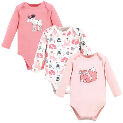 Hudson Baby unisex-baby Cotton Long-sleeve Bodysui
