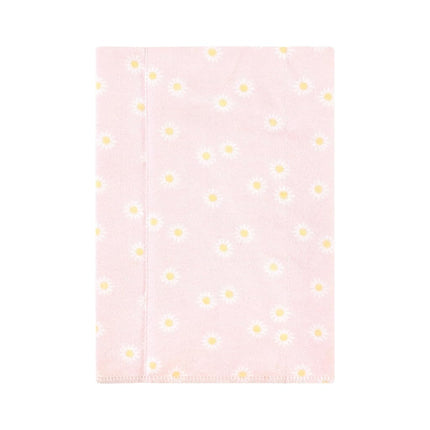 Langes à Rot unisexe en flanelle de coton Hudson Baby, motif Peace Love Flowers, paquet de 4, taille unique