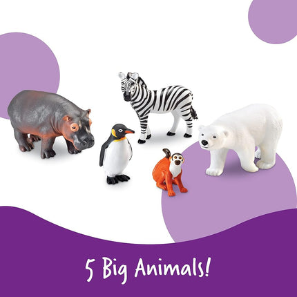 Learning Resources Jumbo Zoo Animals, Multi, LER0788