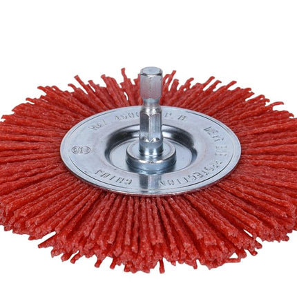 Century Drill and Tool 77441 Coarse Nylon Abrasive Radial Brush, 4-Inch