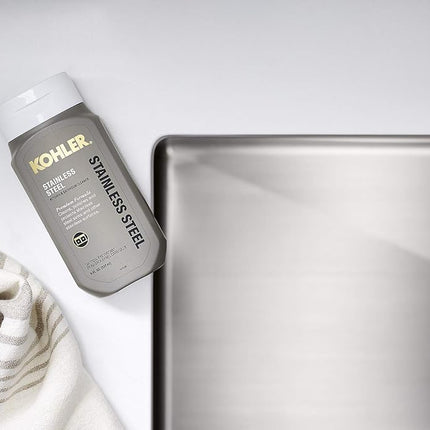 Kohler K-23729-NA Stainless Steel Cleaner, 8 FL Oz