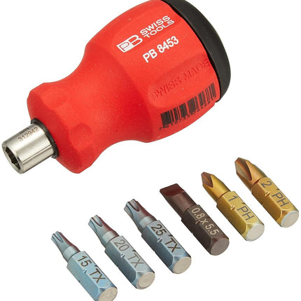 PB Swiss Tools PB 8453 Multi-bit screwdriver Combi