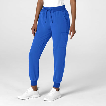 WonderWink Women's Jogger Utility Scrub Pant, Royal, Medium