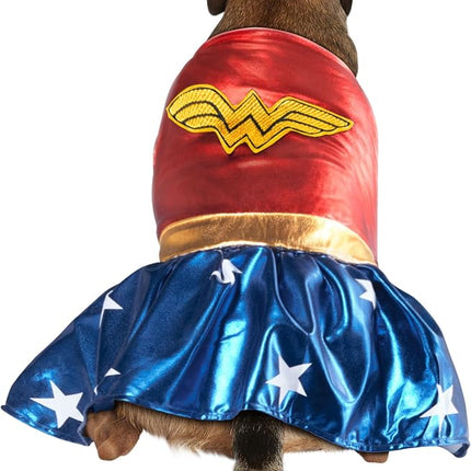 Rubies unisex adult 580286 Official s DC Comic Wonder Woman Pet Dog Costume Super Hero Gift Big Dog Size XXL, Multicolor, XXL UK Halloween Halloween