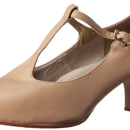 Capezio Jr. Footlight T-Strap Character Shoe, Cara