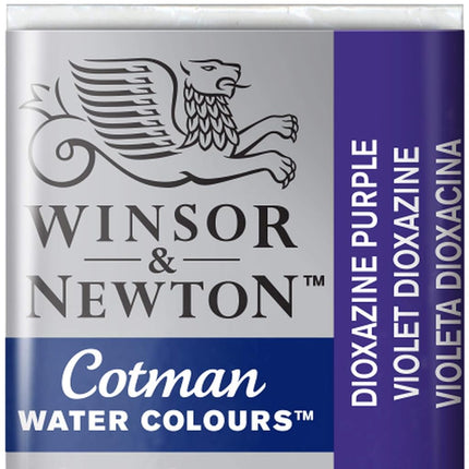 Winsor and Newton Cotman Half Pan Dioxazine Violet