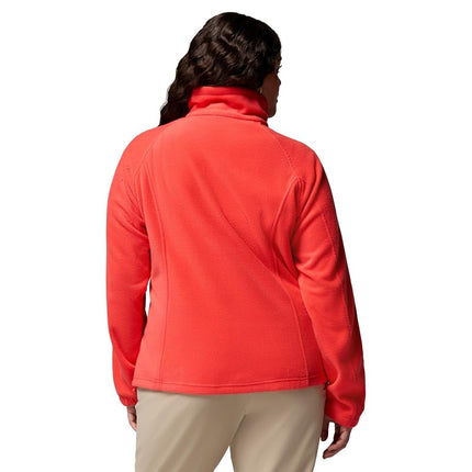 Columbia Women's Benton Springs Full Zip Fleece Jacket, Poppy Red, X-Small