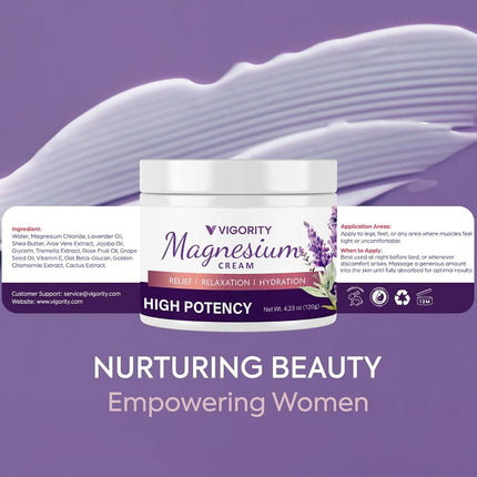 Magnesium Cream – Topical Magnesium Cream
