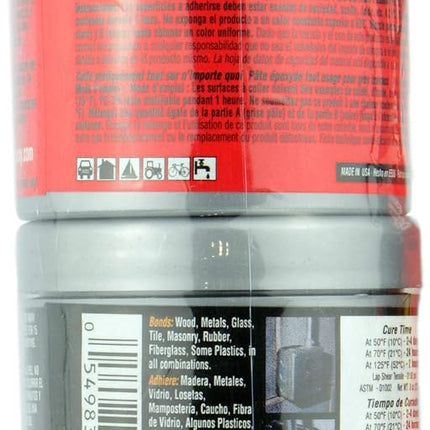 PC Products 87770 PC-7 Epoxy Adhesive Paste, Two-Part Heavy Duty, 1/2lb in Two Cans, Charcoal Gray