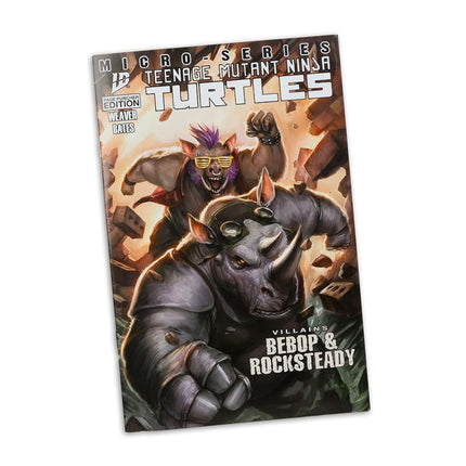 McFarlane Teenage Mutant Ninja Turtles (Page Punchers) Bebop 5in Action Figure with Comic Toys