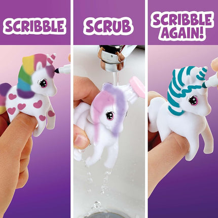 CRAYOLA Scribble Scrubbie Pets Marker Set, 24 Washable Markers For Kids, Gifts For Boys & Girls [Amazon Exclusive]